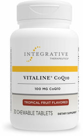 Vitaline CoQ10 d Integrative Therapeutics - bouteille, potentiel soutien au cœur.