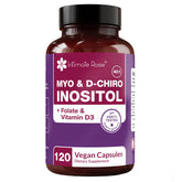 Intimate Rose Myo-Inositol et D-Chiro-Inositol en capsules, soutien potentiel à l'équilibre hormonal.