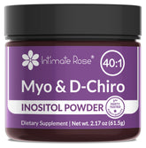 Intimate Rose Inositol – bouteille: poudre pure prête à soutenir l'équilibre hormonal.