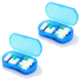 INVODA boîte-pilules 2 emplacements matin et après-midi, pratique pour distinguer les doses quotidiennes.