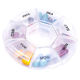 INVODA pilulier 7 jours transparent — visualisation rapide des pilules quotidiennes.