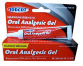 IODENT gel analgésique buccal pour douleur dentaire, application ciblée.
