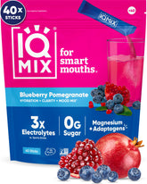 IQMIX sachets d'hydratation électrolyte pour énergie et clarté.