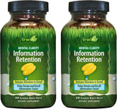 Irwin Naturals Bouteille Gels Clarté Mentale; soutien potentiel à la concentration.