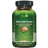 Irwin Naturals Daily Gentle Cleanse – bouteille montrant le flacon, soutien digestif quotidien potentiel
