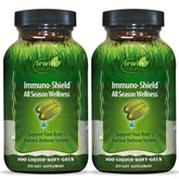 Bouteille Immuno-Shield d'Irwin Naturals, soutien immunitaire pratique au quotidien.