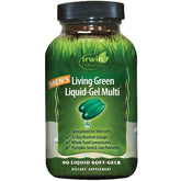 Irwin Naturals Living Green bouteille liquide, soutien énergie quotidien