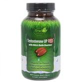 Bouteille Irwin Naturals Testosterone Up Red, soutien potentiel à la vitalité