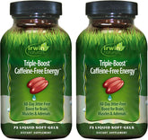 Irwin Naturals Triple Boost énergie sans caféine dans une bouteille.