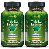 Irwin Naturals Triple-Tea Fat Burner - Bouteille gelules liquides, soutien potentiel a la perte de poids