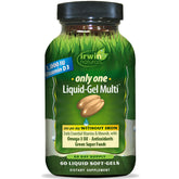 Irwin Naturals Un-Seul Gel-Liquide Multi dans sa bouteille, parfait pour la routine quotidienne.