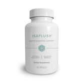 Isagenix IsaFlush bouteille montrée en gros plan pour un usage quotidien en douceur.