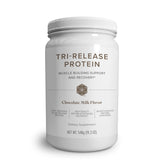 Isagenix Tri-Release Protéine: flacon affichant la libération progressive pour récupération musculaire