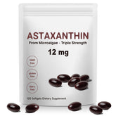 IZHXE Astaxanthine: capsules molles dans le flacon pour un soutien antioxydant quotidien.