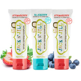 Jack N' Jill dentifrice bébé emballage tube – routine d'hygiène douce.