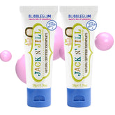 Jack N' Jill dentifrice enfants Bubblegum, tube pack 2, pratique pour le brossage quotidien des enfants.
