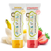 Jack N' Jill dentifrice sans fluor pour tout-petit, fraise-banane, tube 2-pack.