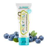 Dentifrice bébé Jack N' Jill myrtille en tube, simple et sûr pour l'apprentissage.