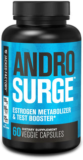 Bouteille Androsurge Jacked Factory sur fond clair pour démarrer votre routine énergie