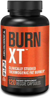 Burn-XT par Jacked Factory : bouteille visible et énergie potentielle au quotidien.