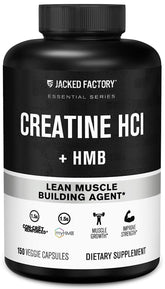 Jacked Factory Creatine HCL + HMB dans la bouteille, énergie musculaire potentielle.