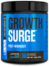 Jacked Factory Growth Surge dans une bouteille, goût framboise bleue, idéale post-entraînement.