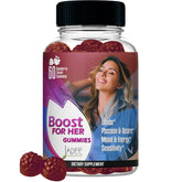 Gommes Jadee Libido (framboise) emballage recto, énergie féminine potentielle et bien-être.