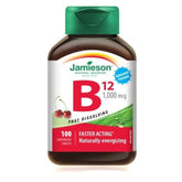 Jamieson B12 Sublingual – bouteille, absorption rapide sous langue