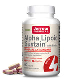 Jarrow Formulas Alpha Lipoic Sustain, bouteille 60 tablettes, soutien énergie potentielle