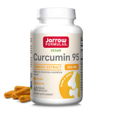 Jarrow Formulas Curcumin 95 — bouteille visible, soutien antioxydant potentiel.