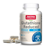 Bouteille Jarrow Formulas Glutathione Réduite; pratique pour la routine quotidienne