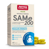 SAMe 200 mg de Jarrow Formulas – bouteille versant, soutien potentiel du métabolisme cérébral.
