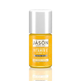 Huile vitamine E JASON, bouteille-visage 30 ml, soin hydratant pour peau douce.