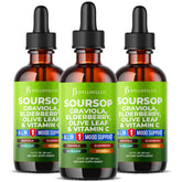 JB Wellness Co gouttes Soursop - bouteille affichée pour un rituel quotidien