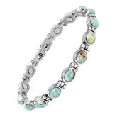 JEROOT bracelet magnetique Ultra Puissant, gros plan sur les aimants etat durable.
