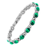 Bracelet JEROOT magnétique en titane, design épuré pour un style durable et hypoallergenique.
