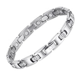 Bracelet magnétique JEROOT en titane pur, design élégant pour le quotidien.