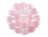 JIC Gem ensemble-coeurs-rose-quartz: énergie douce et harmonie.