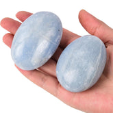 JIC Gem pierre palmier celestite bleue 2,5 pouces pour relaxation et méditation