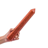 JIC Gem Soleil-Obélisque: pierre naturelle pour feng shui et décoration apaisante.