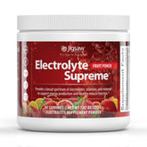 Jigsaw Health Electrolito Supremo polvo disuelto en vaso para hidratación diaria.