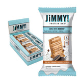 Jimmybar emballage extérieur pour inspiration d'achat et informations nutritionnelles.