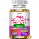 JINGYAT gélules molles Multi Collagène : bouteille pratique pour routine beauté et bien-être.