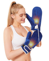 Gants chauffants JOBYNA en action sur les mains, confort et chaleur ciblée.