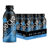 Bouteille Jocko Fuel Hydrate au goût framboise bleue prête pour l'entraînement.