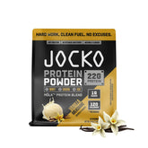 Jocko Fuel Mölk: bouteille de protéine vanille pour récupération après l’entraînement.
