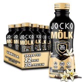Jocko Mölk: bouteille prête à boire vanille pour récupération musculaire en déplacement.