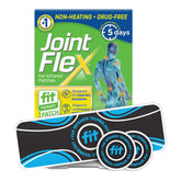 JointFlex pansement infrarouge rectangulaire appliqué sur la peau, soutien durable de la mobilité.