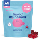 JoySpring Mood Munchies: bouteille et gommes safran, soutien à la routine calme des enfants