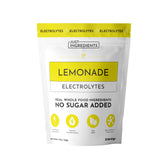 JUST INGREDIENTS limonade-électrolytes bouteille et étiquette, hydratation pratique